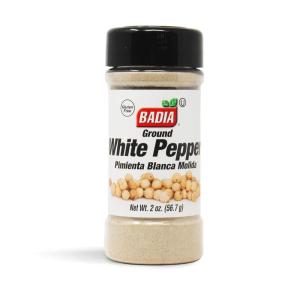 imageBadia Ground White Pepper 16 oz  Smooth Mellow Heat and Delicate Flavor for Light Sauces Soups Poultry and Seafood2 Ounce