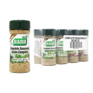 imageBadia Complete Seasoning 35 oz  AllPurpose Spice Blend of Garlic Onion Salt Pepper Herbs ampamp Spices  Savory Signature Blend35 Ounce Pack of 8
