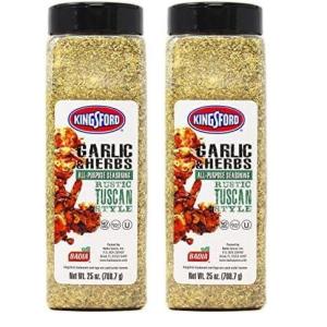 imageKingsford Badia Garlic ampamp Herbs AllPurpose Seasoning 25 oz Rustic Tuscan Style for Cooking Grilling Marinades25 Ounce Pack of 2