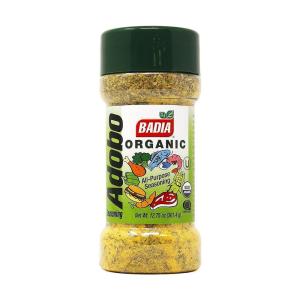 imageBadia Organic Adobo AllPurpose Seasoning 1275 oz  Flavorful Blend for Cooking ampamp Grilling  Certified Organic1275 Ounce Pack of 1