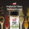 imageBadia Ground Sage 125 oz  Aromatic ampamp Flavorful Herb for Cooking ampamp Seasoning  Earthy Savory Flavor125 Oz Pack of 8