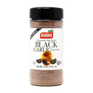 imageBadia Black Garlic Seasoning 6 oz  Rich Savory ampamp Umami Flavor for Meat Seafood and Vegetables