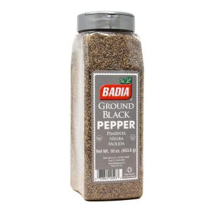 imageBadia Ground Black Pepper 16 oz  Pure Bold ampamp Aromatic Spice for Cooking Grilling ampamp Seasoning
