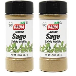 imageBadia Ground Sage 125 oz  Aromatic ampamp Flavorful Herb for Cooking ampamp Seasoning  Earthy Savory Flavor125 Oz Pack of 2