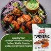 imageBadia Organic Turmeric Ground 8 oz resealable bag  Premium Curcuma Seasoning for Cooking Golden Flavor ampamp Rich Aroma8 Ounces