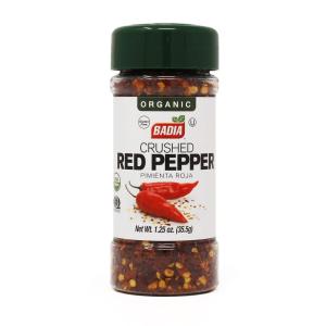 imageBadia Organic Crushed Red Pepper 125 oz  Spicy ampamp Flavorful Dried Chili Flakes for Cooking Seasoning ampamp Garnishing