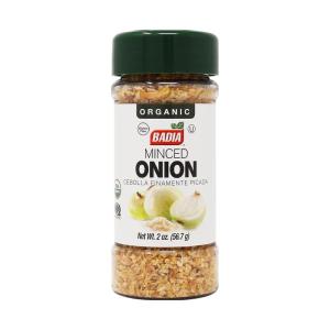 imageBadia Organic Minced Onion 2 oz  Dehydrated Onion Flakes for Cooking ampamp Seasoning  Rich Savory Flavor