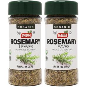 imageBadia Organic Rosemary Leaves 1 oz  Dried Rosemary Herb Earthy ampamp Aromatic Gluten Free1 Ounce Pack of 2