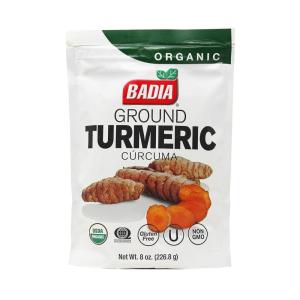 imageBadia Organic Turmeric Ground 8 oz resealable bag  Premium Curcuma Seasoning for Cooking Golden Flavor ampamp Rich Aroma8 Ounces
