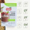 imageBadia Ground Chia Seeds 6 Oz Resealable Zipper Bag  Superfood for Smoothies Baking ampamp Cooking  Source of Fiber Omega3 ampamp Protein