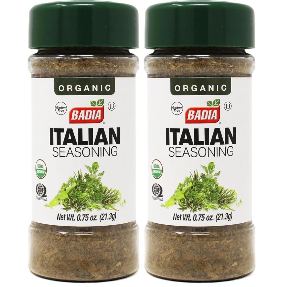 imageBadia Organic Italian Seasoning 075 oz  Aromatic Herbs for Italian Recipes08 Ounce Pack of 2