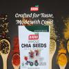 imageBadia Organic Whole Chia Seeds 9 oz  Rich in Fiber Protein and Omega3  Perfect for Smoothies Baking Yogurt ampamp Healthy Recipes