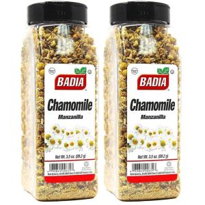 imageBadia Chamomile 35 oz  Premium Dried Chamomile Flowers for Herbal Tea35 Ounce Pack of 2